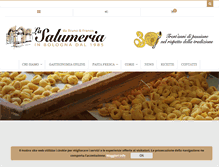 Tablet Screenshot of la-salumeria.it